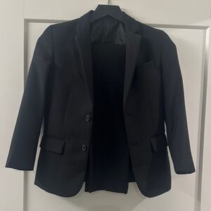 Boy’s Black Two-Button Blazer & Pants